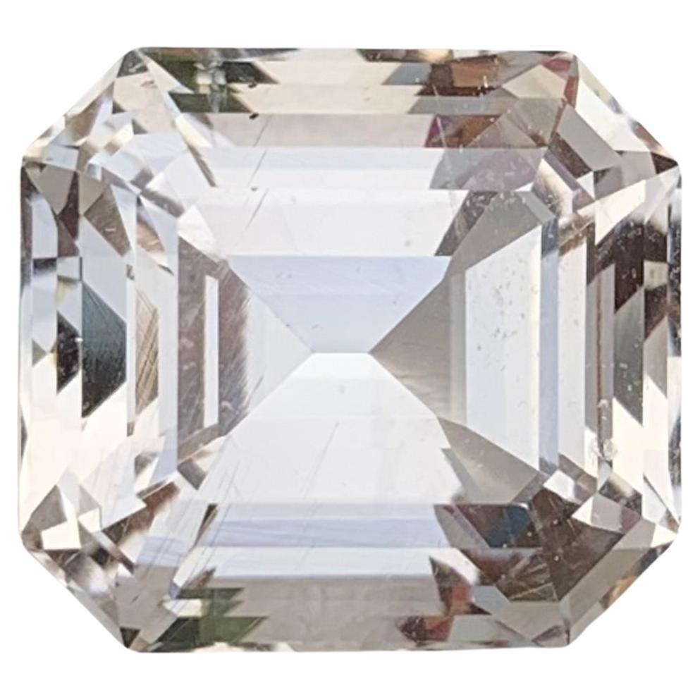 12.20 Carat Natural Loose Skardu Topaz Asscher Shape Gem For Jewellery