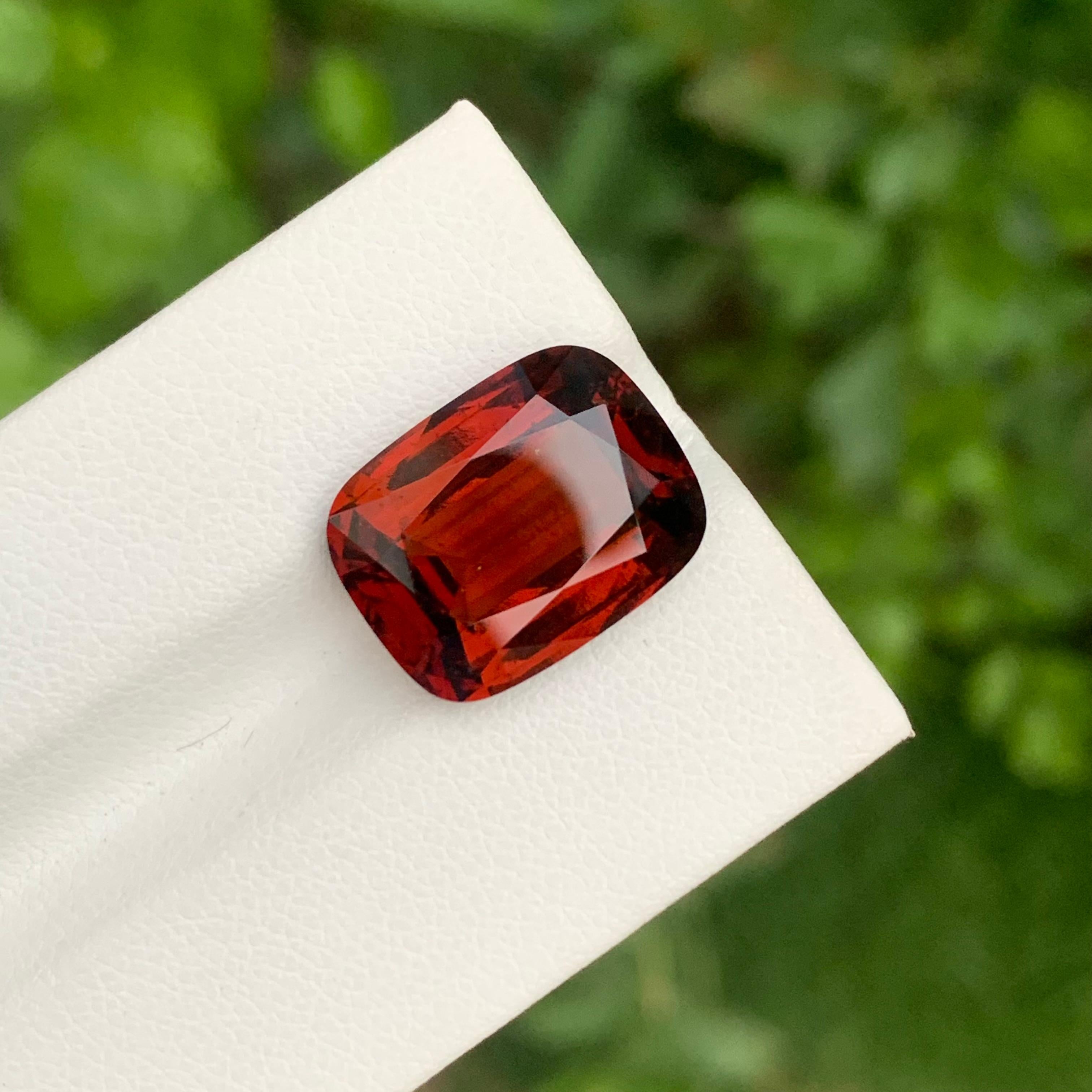 12,20 carati di granato spessartino naturale sfuso a forma di cuscino per collana in vendita 1