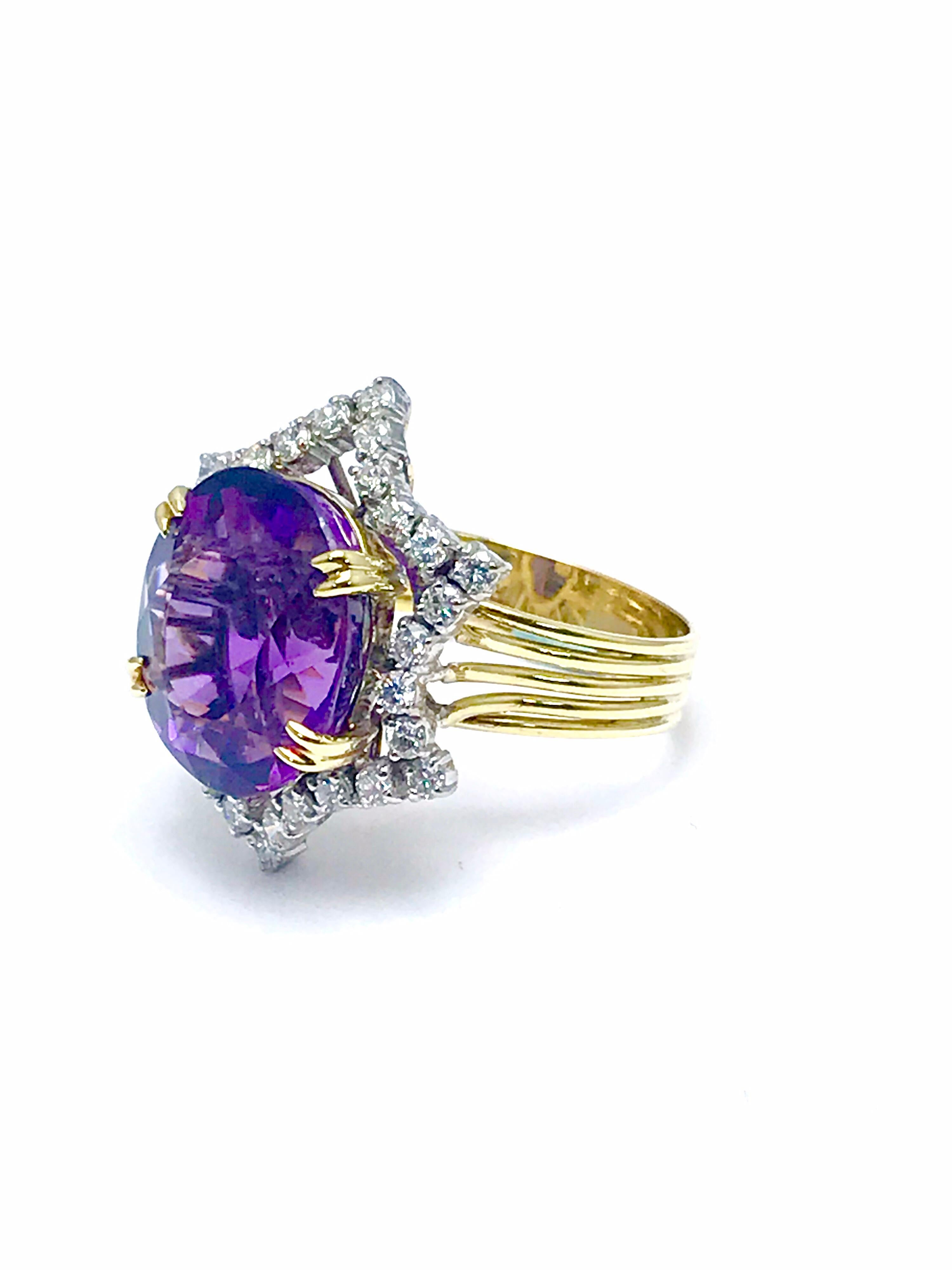 122 carat amethyst ring pop