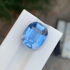 12.20 Carat Pretty Loose Aquamarine Ghoshenite Oval Shape Gemstone