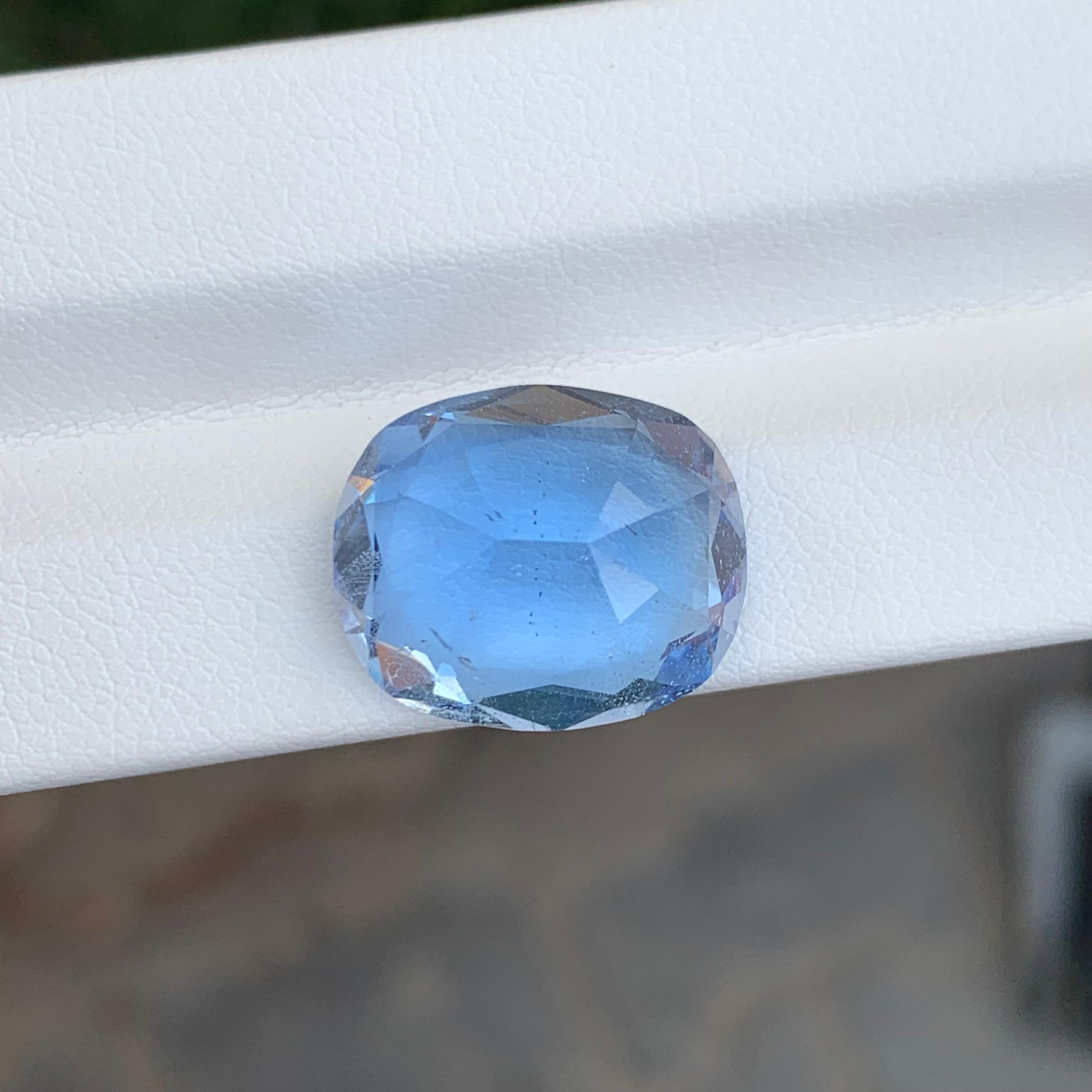 12,20 Karat Hübscher loser Aquamarin Ghoshenit Ovalform Edelstein im Zustand „Neu“ im Angebot in Peshawar, PK
