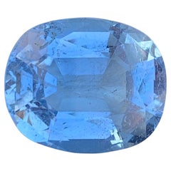 12.20 Carat Pretty Loose Aquamarine Ghoshenite Oval Shape Gemstone
