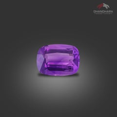 12.20 Carats Royal Purple Natural Amethyst Stone Brazilian Amethyst Loosegemston