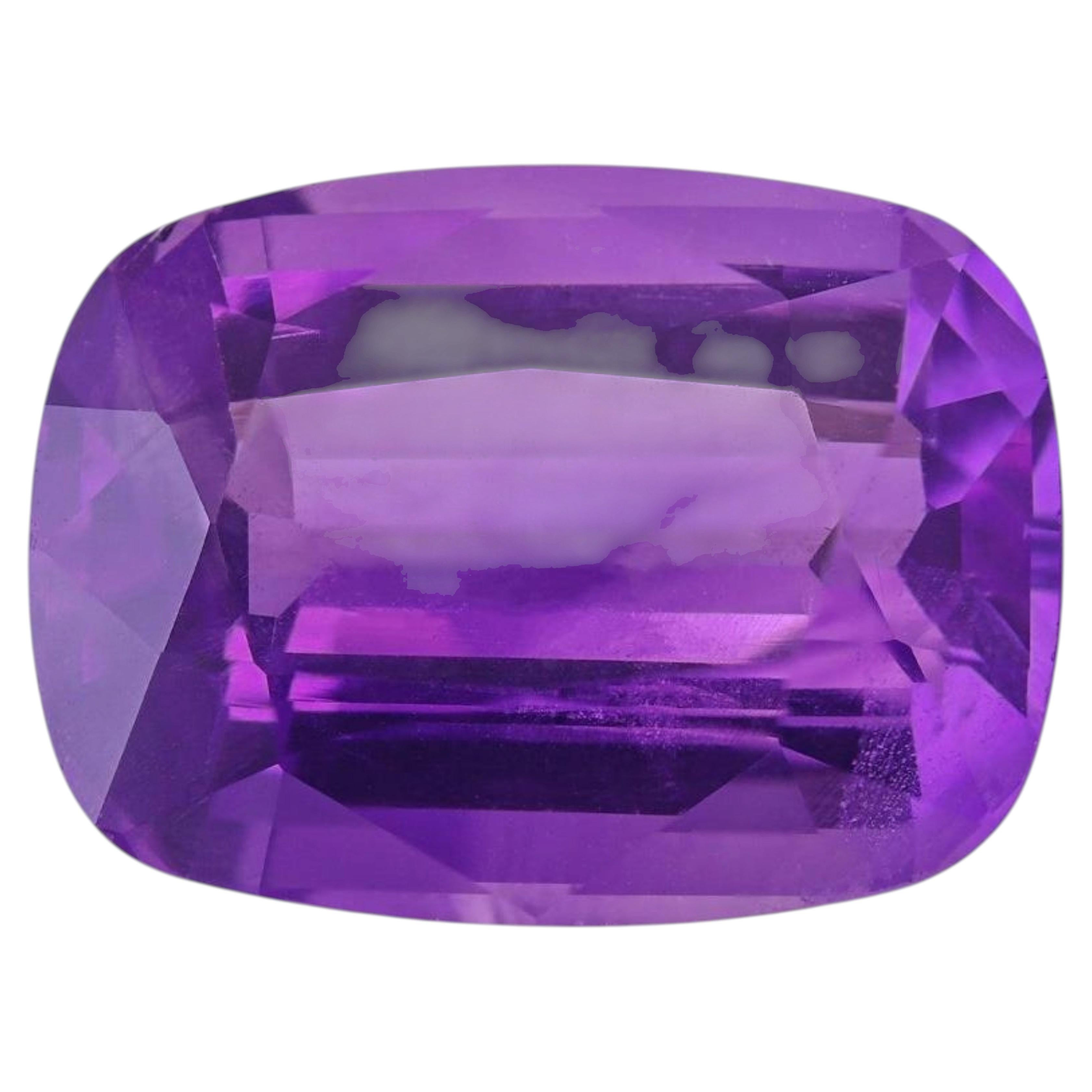 12.20 Carats Royal Purple Natural Amethyst Stone Brazilian Amethyst Loosegemston en vente