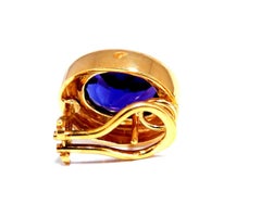 12.20 Natural Amethyst Clip Earrings 14Kt