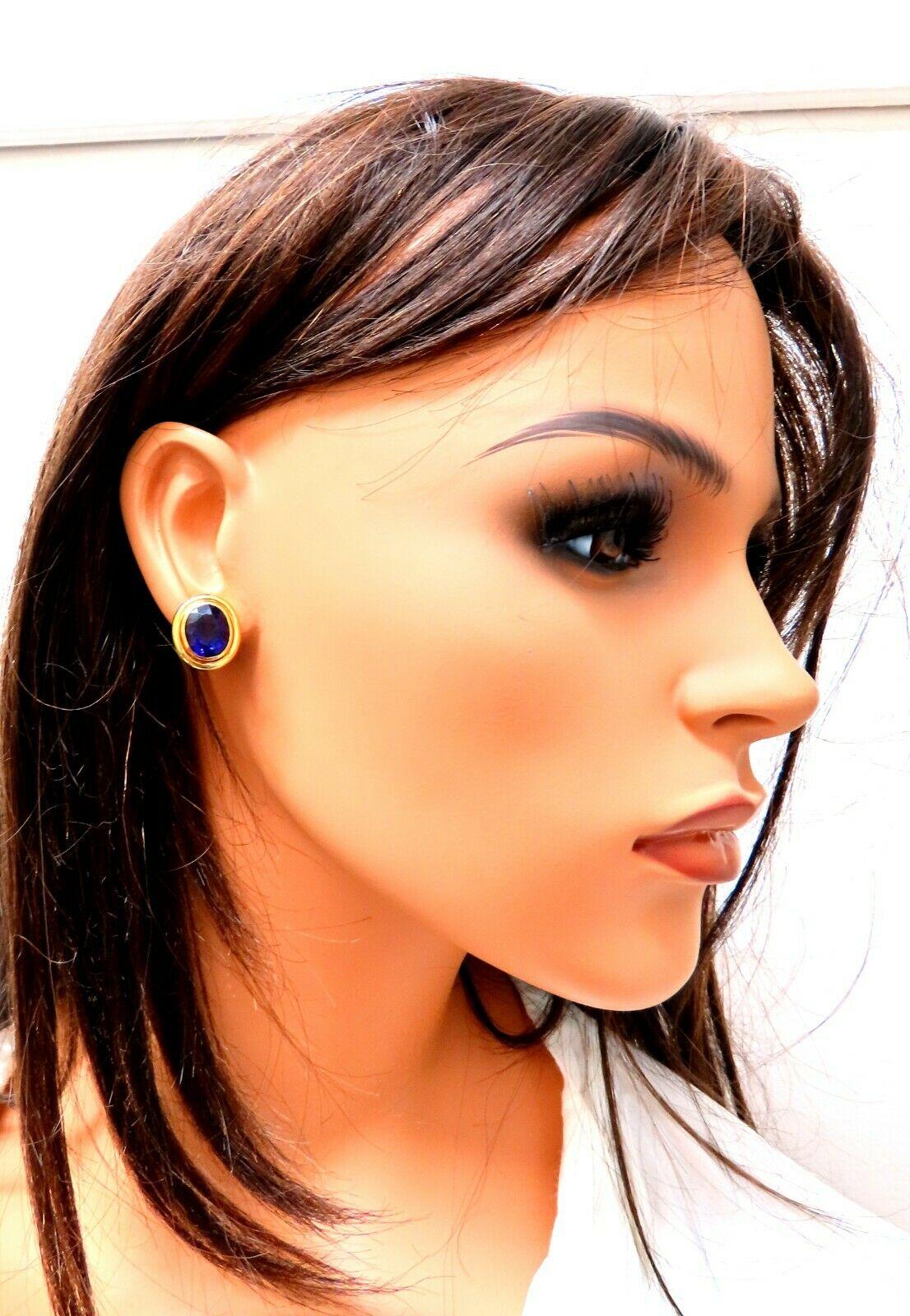 Boucles d'oreilles à clip améthyste naturelle 14 carats 12,20 Neuf - En vente à New York, NY