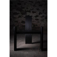 1223 Chair in Solid Black Oak by No Age Studio