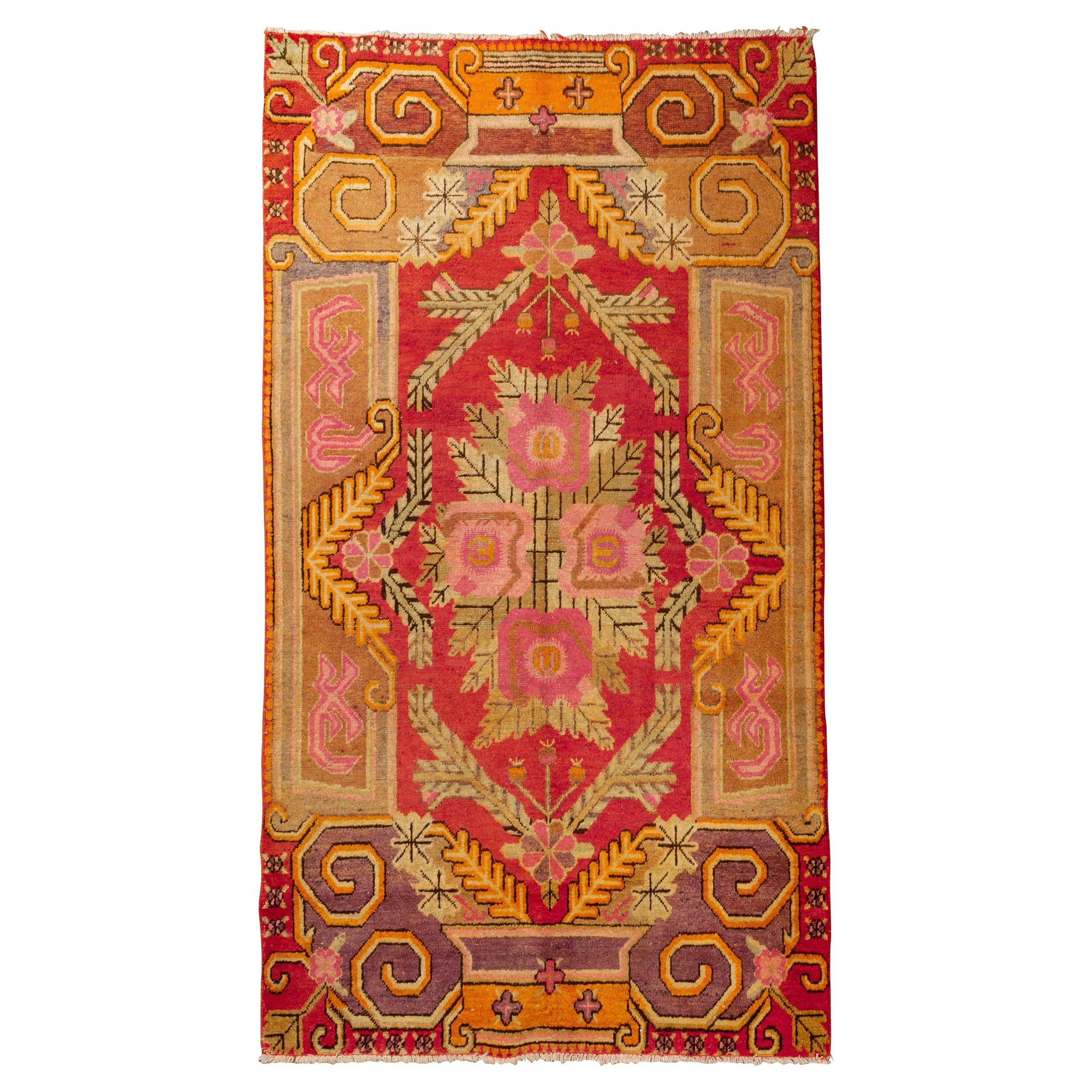 Vintage Khotan Rug with Good Size