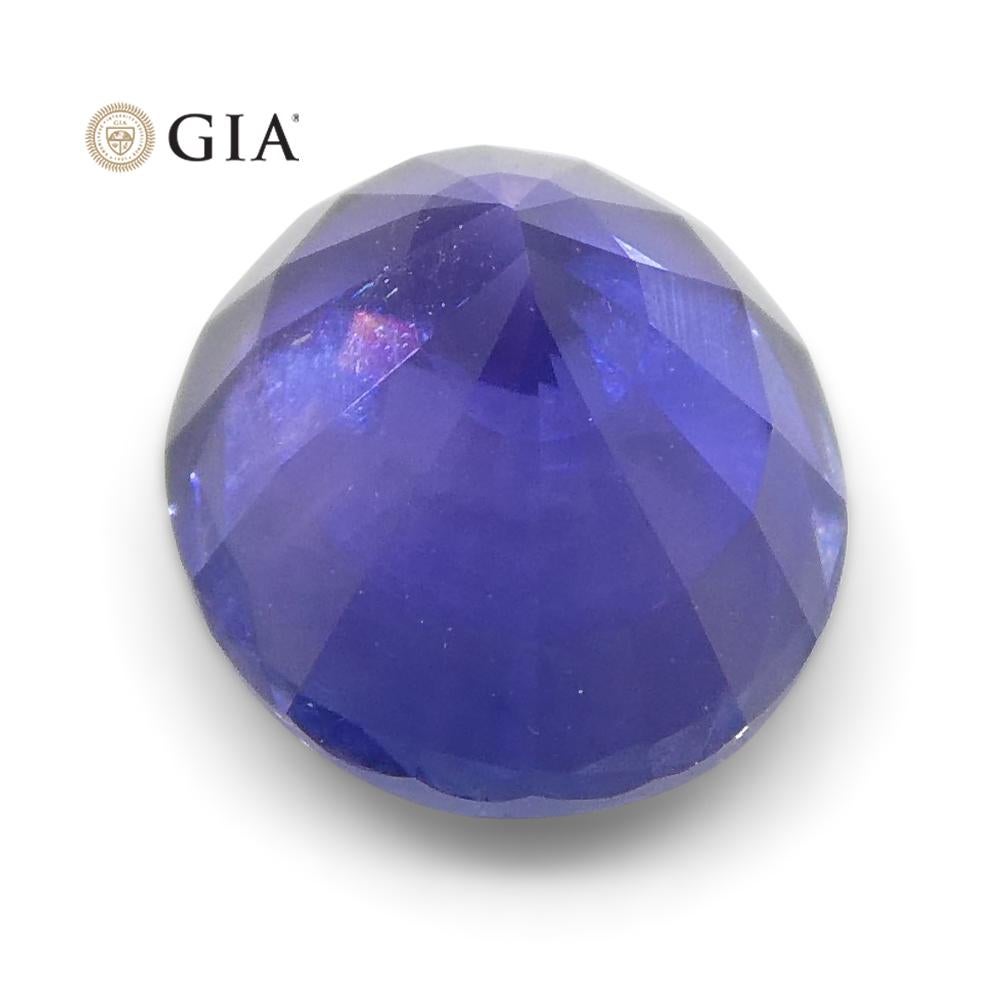 1.22ct Color Change Sapphire Oval GIA Certified Unheated, Sri Lanka, Vivid Viole For Sale 6