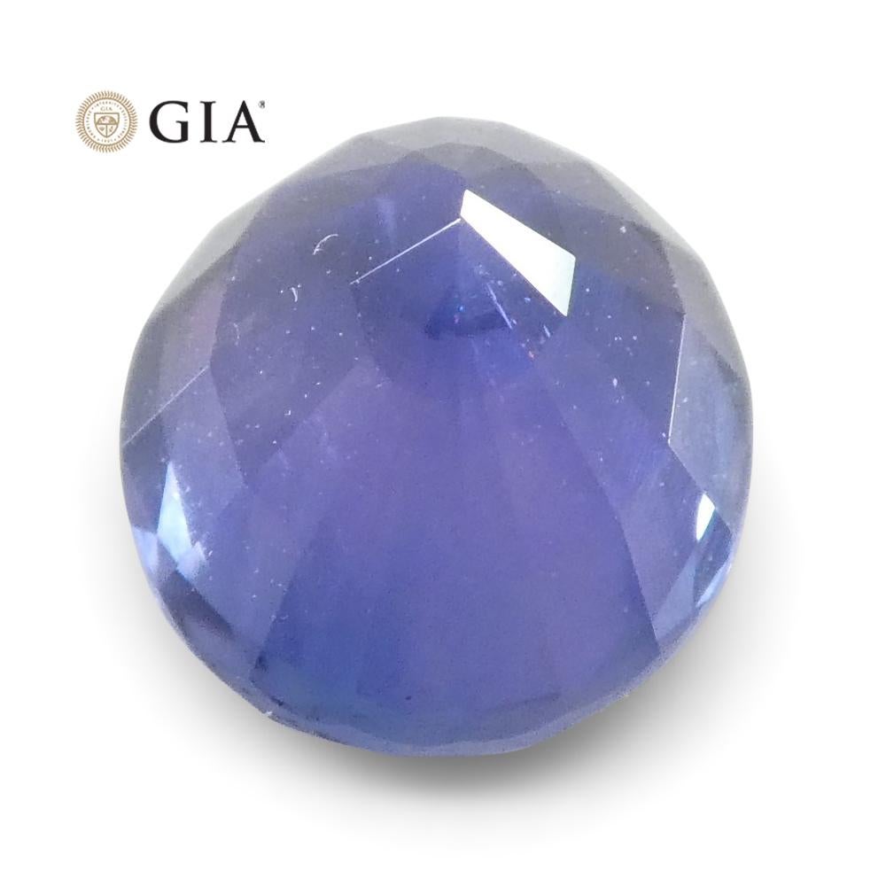 1.22ct Color Change Sapphire Oval GIA Certified Unheated, Sri Lanka, Vivid Viole For Sale 7
