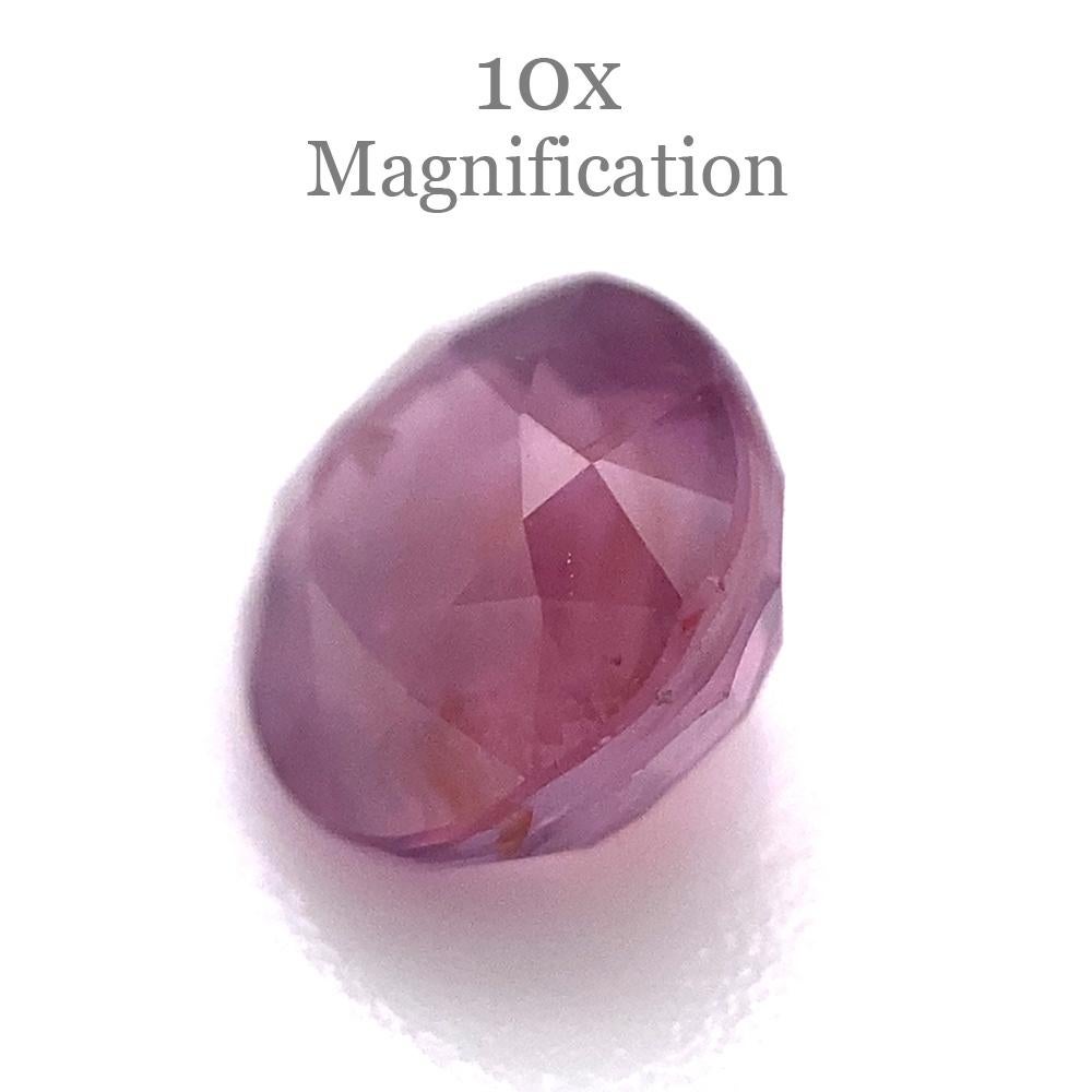 1.22ct Cushion Pink Sapphire Unheated For Sale 5