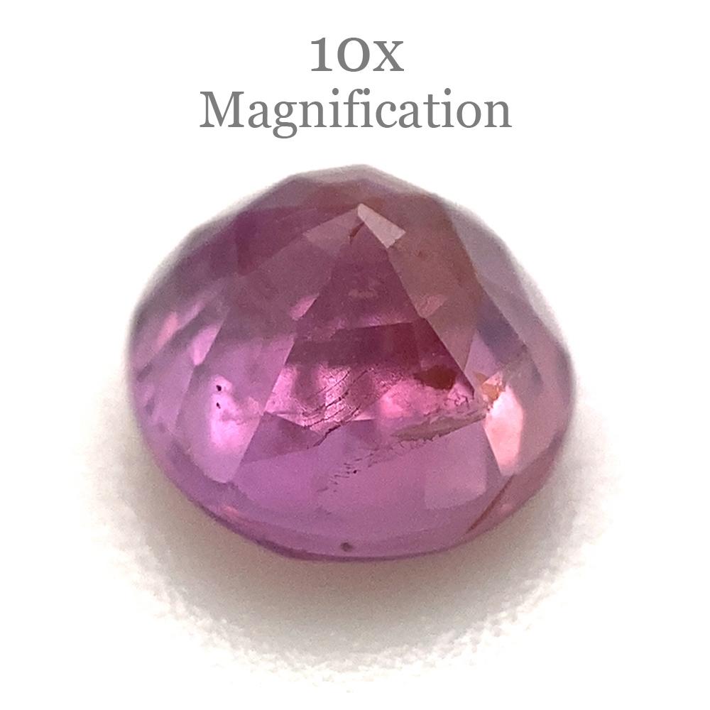 1.22ct Cushion Pink Sapphire Unheated For Sale 1