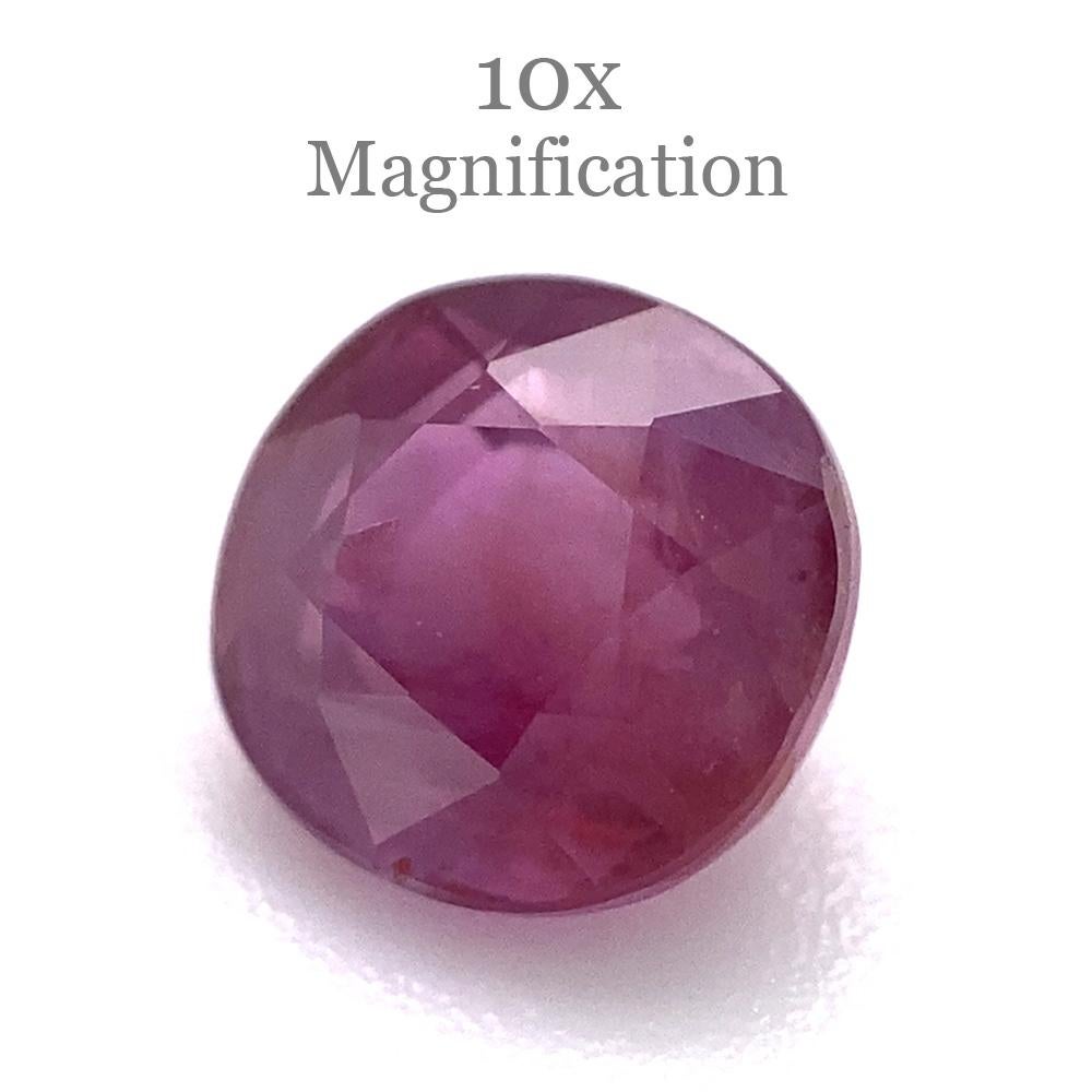 1.22ct Cushion Pink Sapphire Unheated For Sale 4