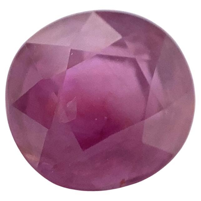 1.22ct Cushion Pink Sapphire Unheated For Sale