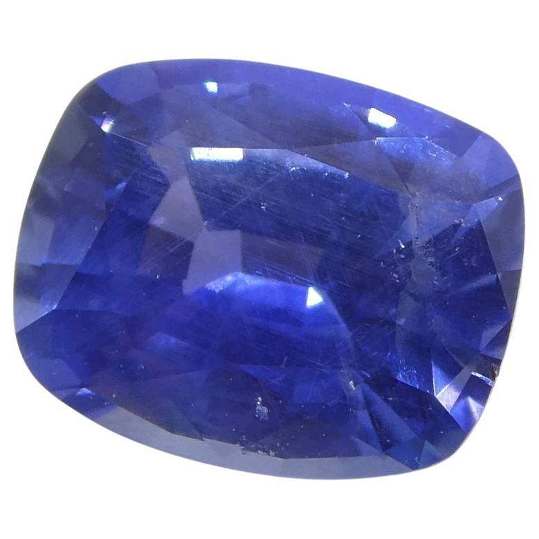 Zafiro azul violeta en cojín de 1,22 ct Certificado GIA Sri Lanka sin calentar en venta