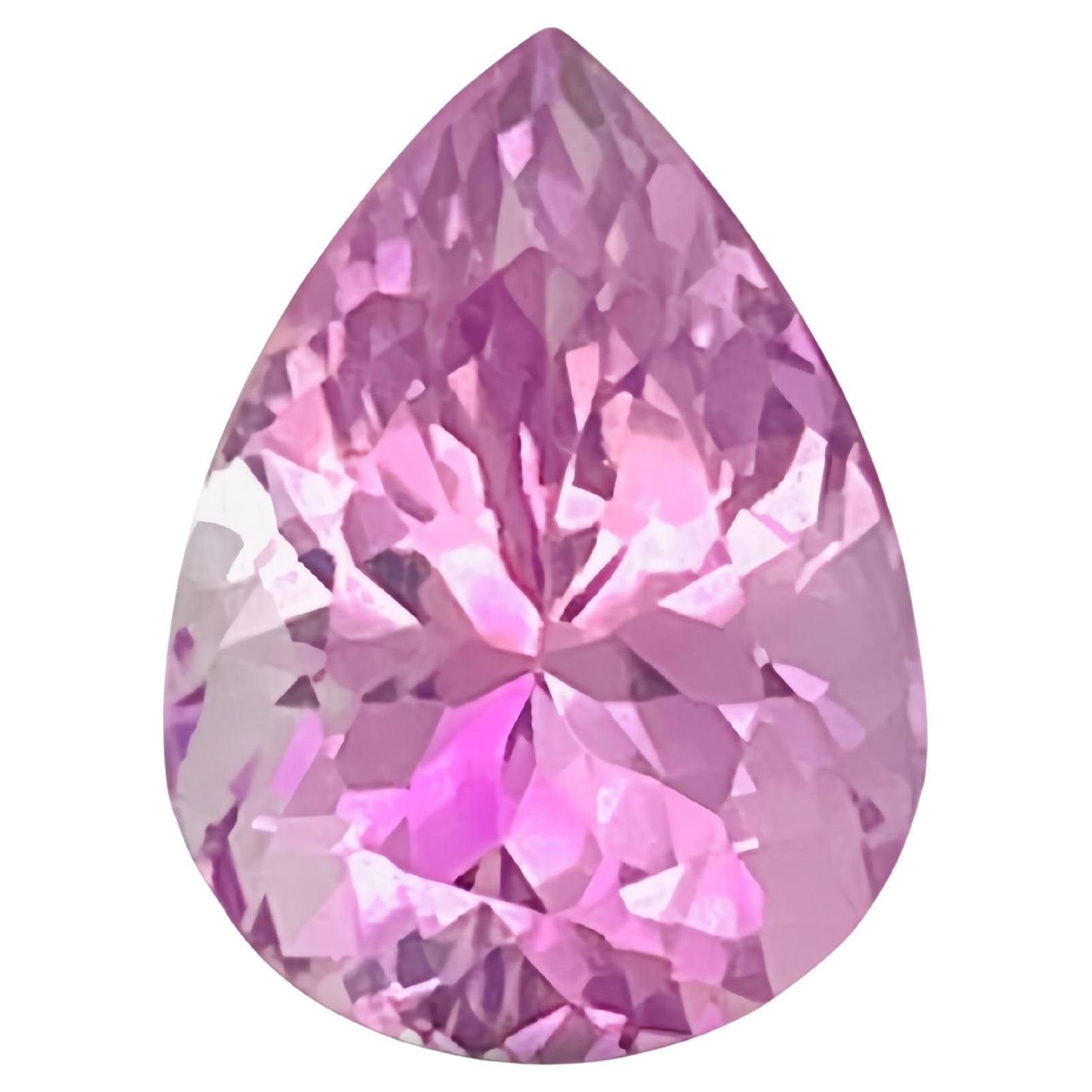 1.22Ct GIA Zertifikat Natürlicher Baby Rosa Tansanit Unerhitzt Zoisit Schleife sauber im Angebot