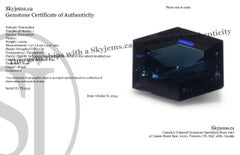 1.22ct Hexagon/Coffin Cut Blue Indicolite Tourmaline