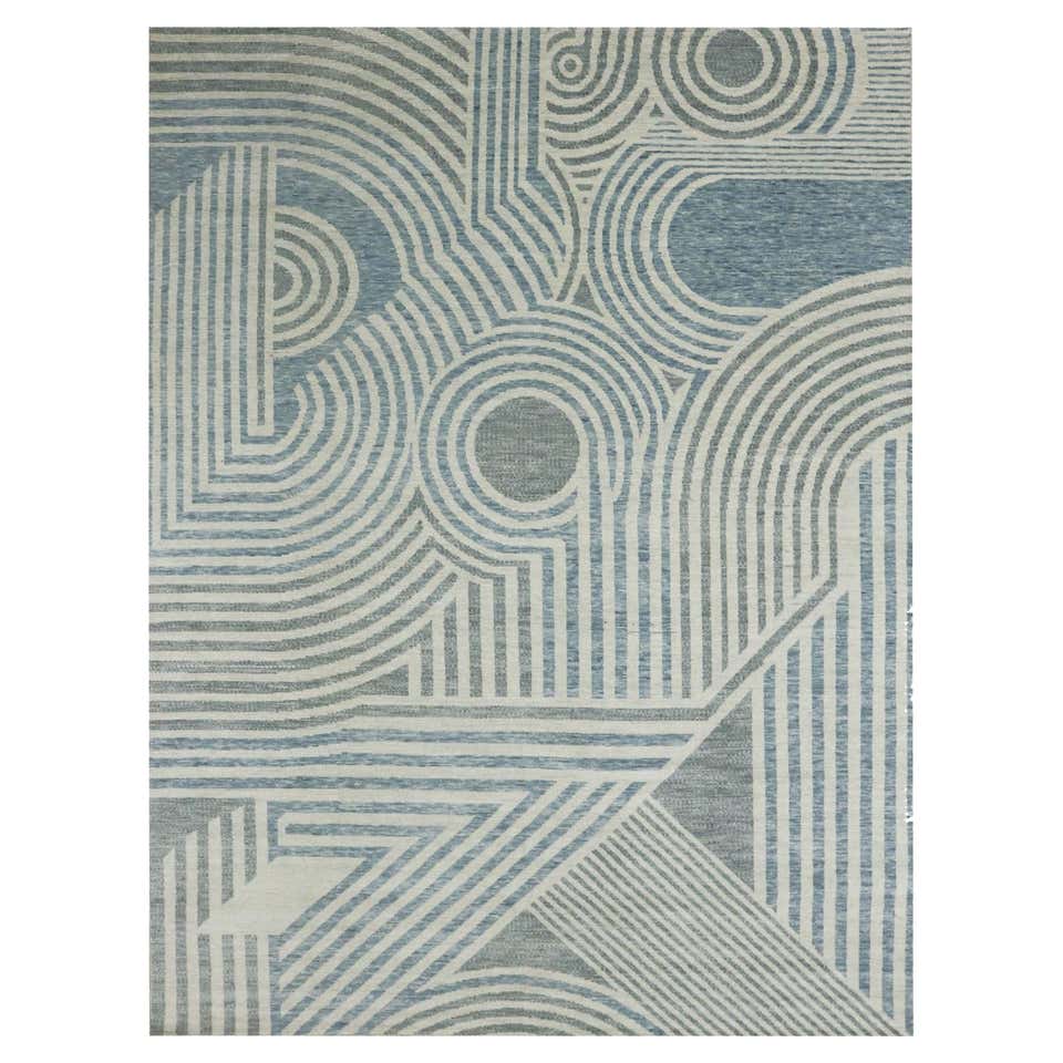 Labirinto Blue Carpet by Gio Ponti For Sale at 1stDibs
