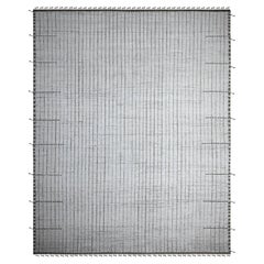 12
2"x15
2" Ivory Hand Knotted Moroccan Weave Geometric Oversized Oriental Rug