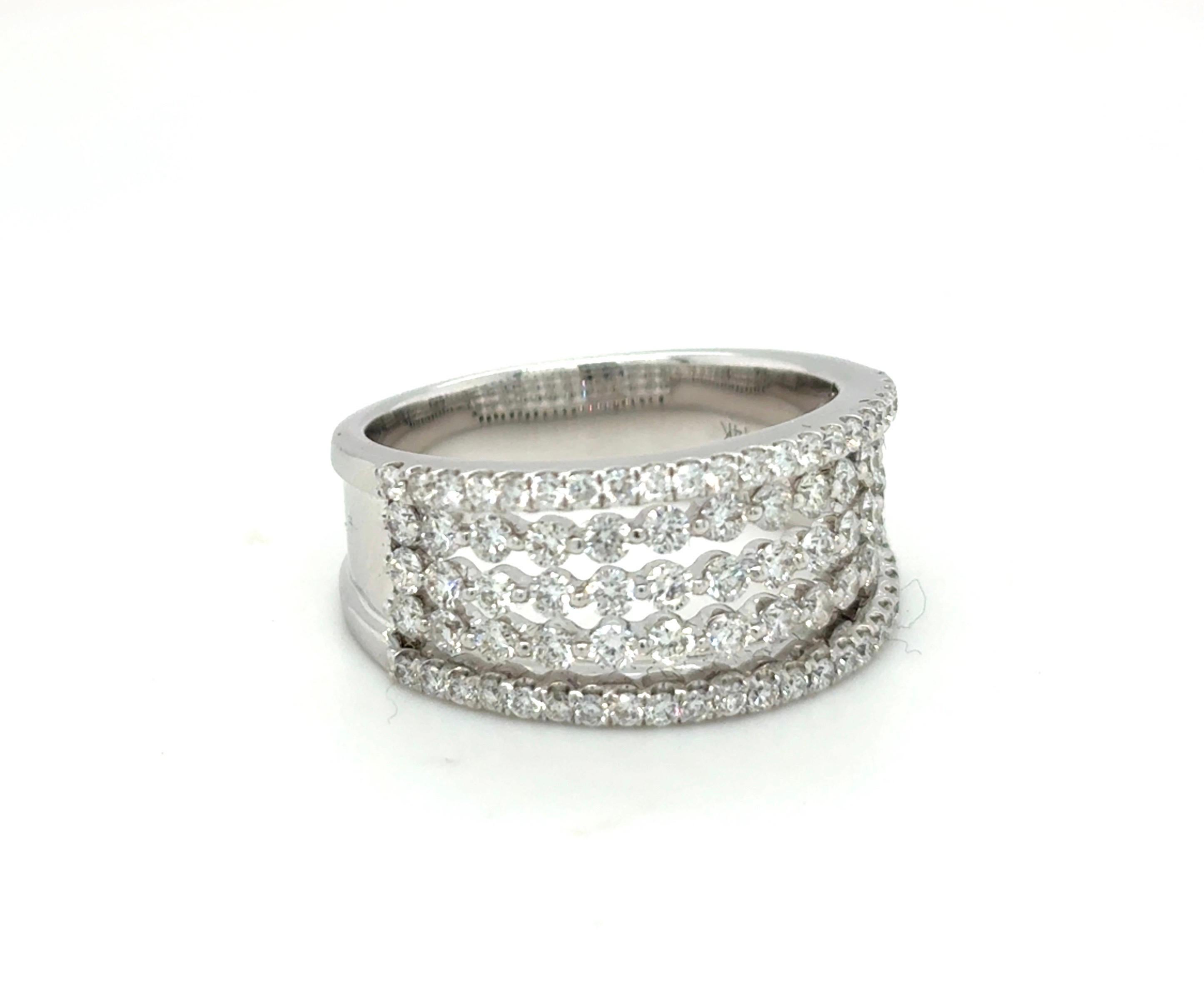 1,23 Karat Diamantbandring (Kunsthandwerker*in) im Angebot