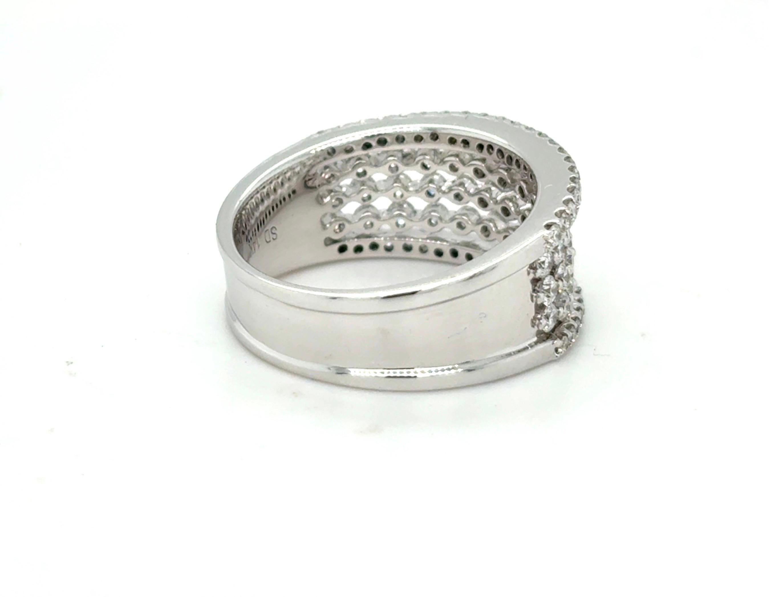 1,23 Karat Diamantbandring (Rundschliff) im Angebot