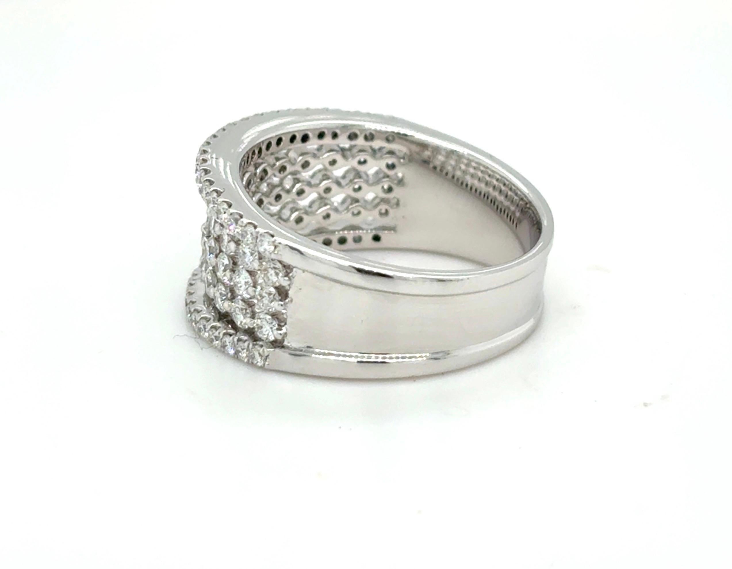 1,23 Karat Diamantbandring im Zustand „Neu“ im Angebot in Trumbull, CT
