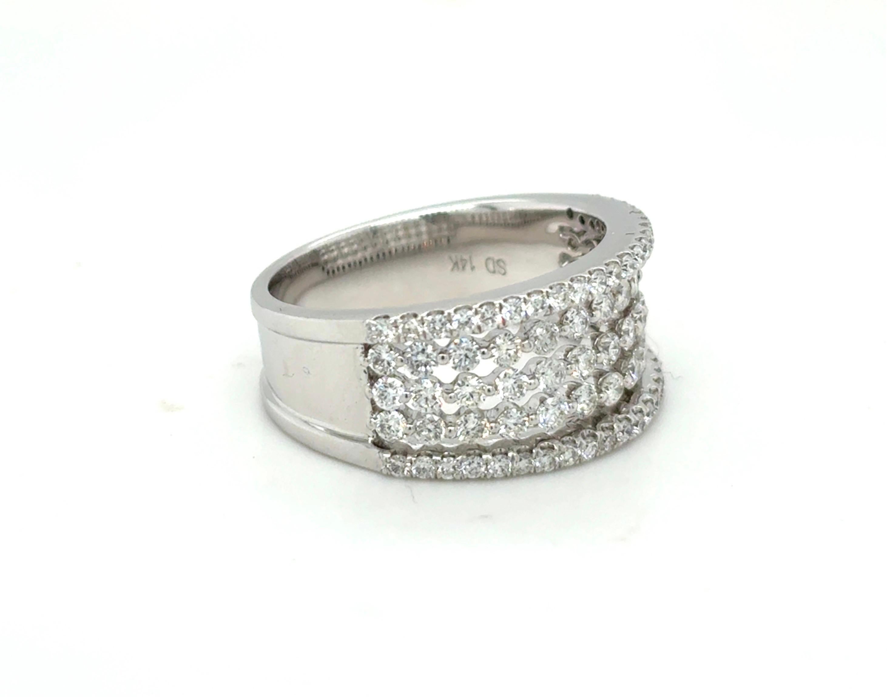 1,23 Karat Diamantbandring Damen im Angebot