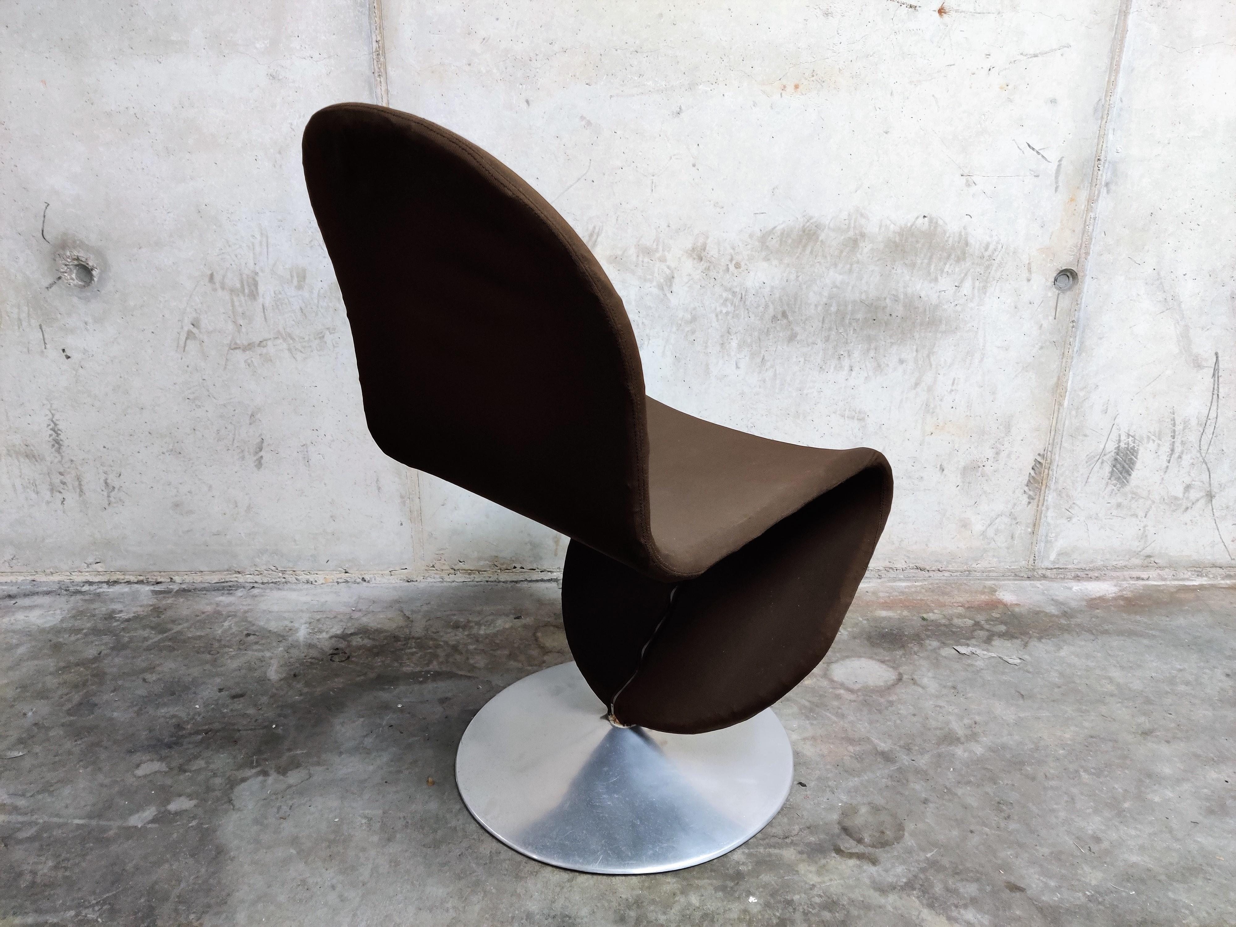 123 Chair by Verner Panton for Fritz Hansen, 1970s In Good Condition In HEVERLEE, BE