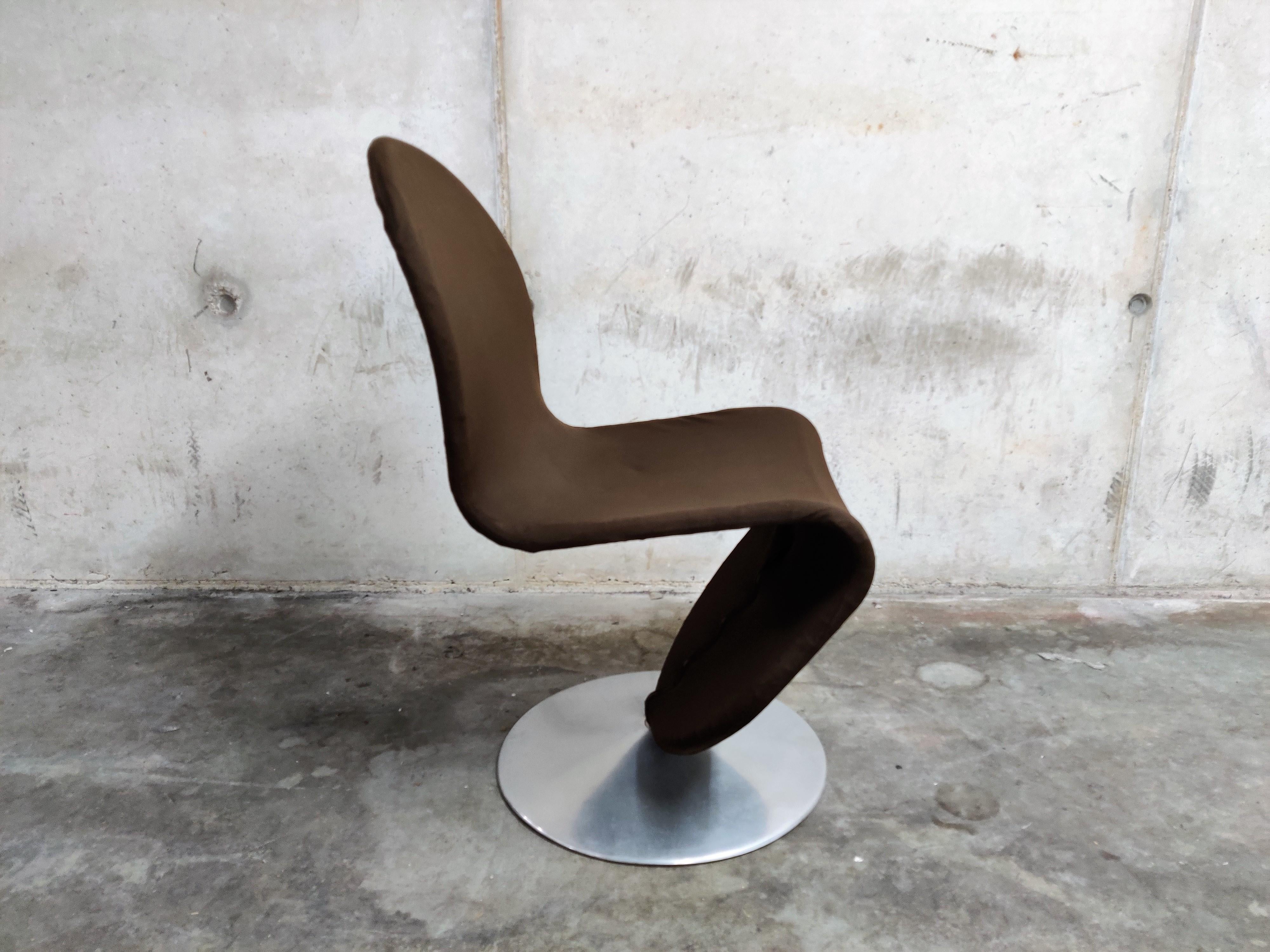 Late 20th Century 123 Chair by Verner Panton for Fritz Hansen, 1970s