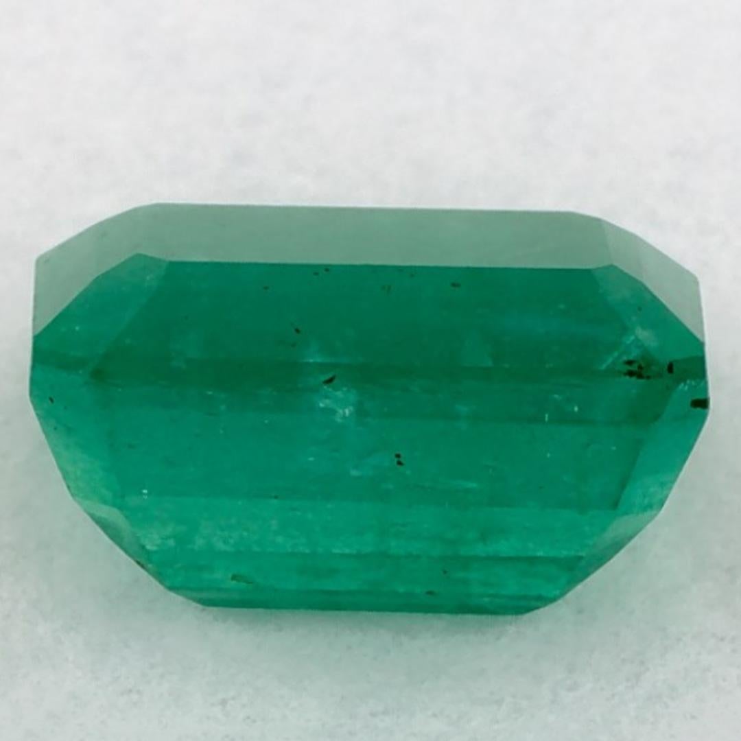 1.23 Ct Emerald Octagon Loose Gemstone In New Condition For Sale In Fort Lee, NJ