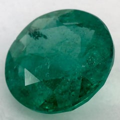 1.23 Ct Emerald Round Loose Gemstone
