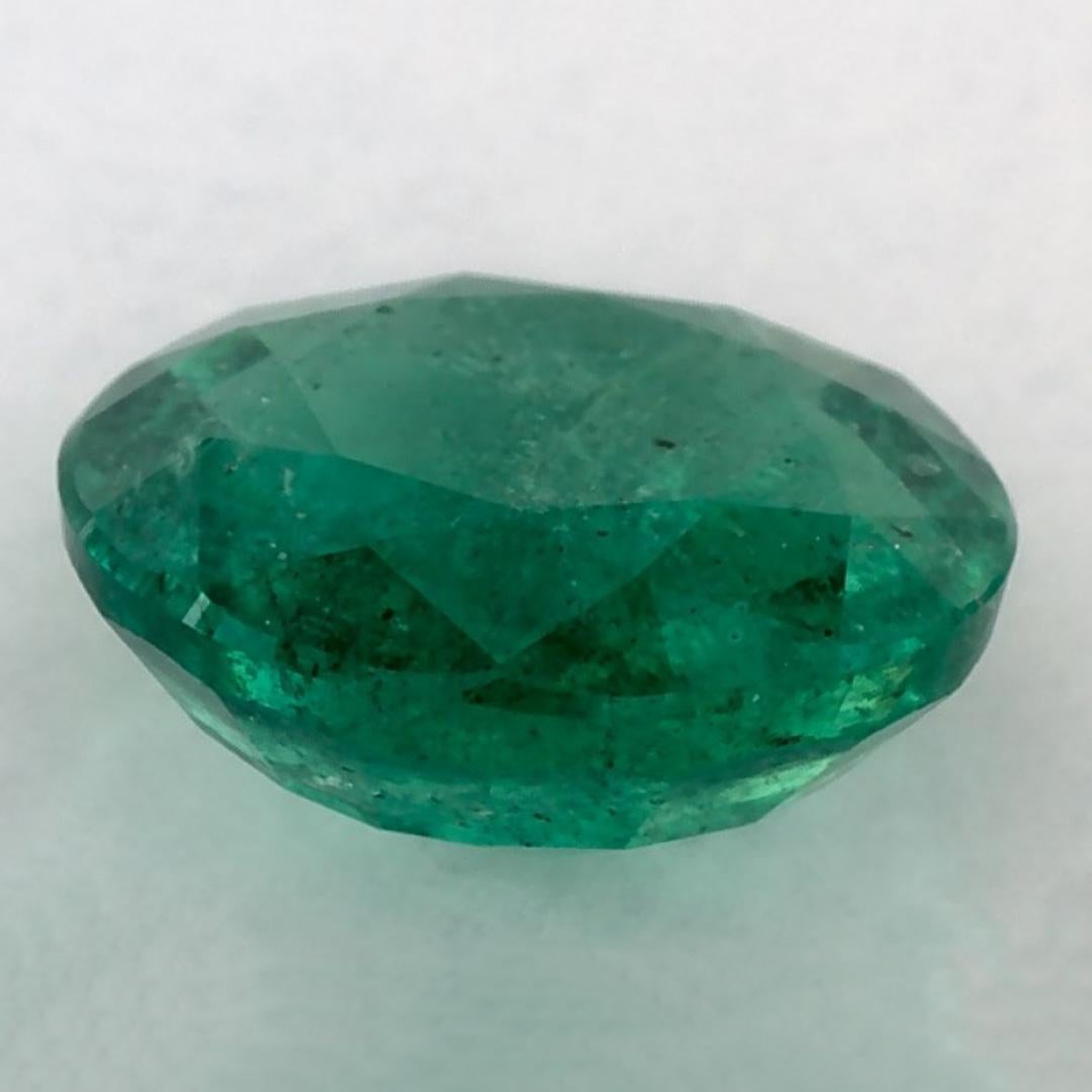1.23 Ct Smaragd Runde Lose Edelstein im Zustand „Neu“ im Angebot in Fort Lee, NJ