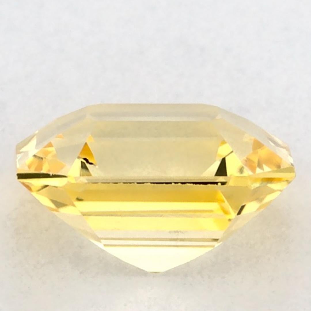 1.23 carati di zaffiro giallo a cuscino, gemma sciolta In condizioni Nuovo in vendita a Fort Lee, NJ