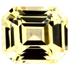 1.23 Ct Yellow Sapphire Cushion Loose Gemstone