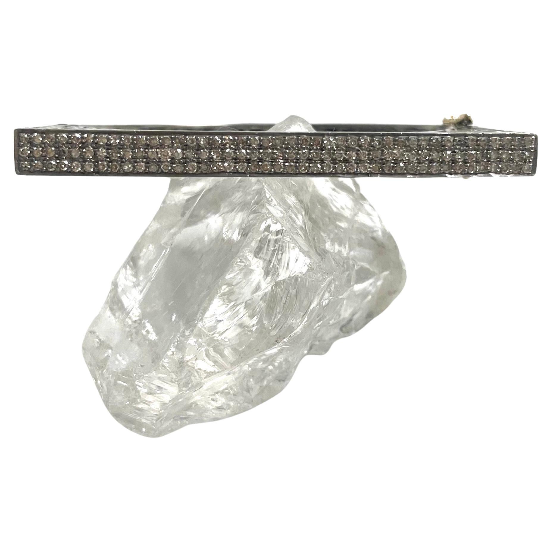 12.3 Pave Diamond Latticework Paradizia Bangle Bracelet For Sale 1
