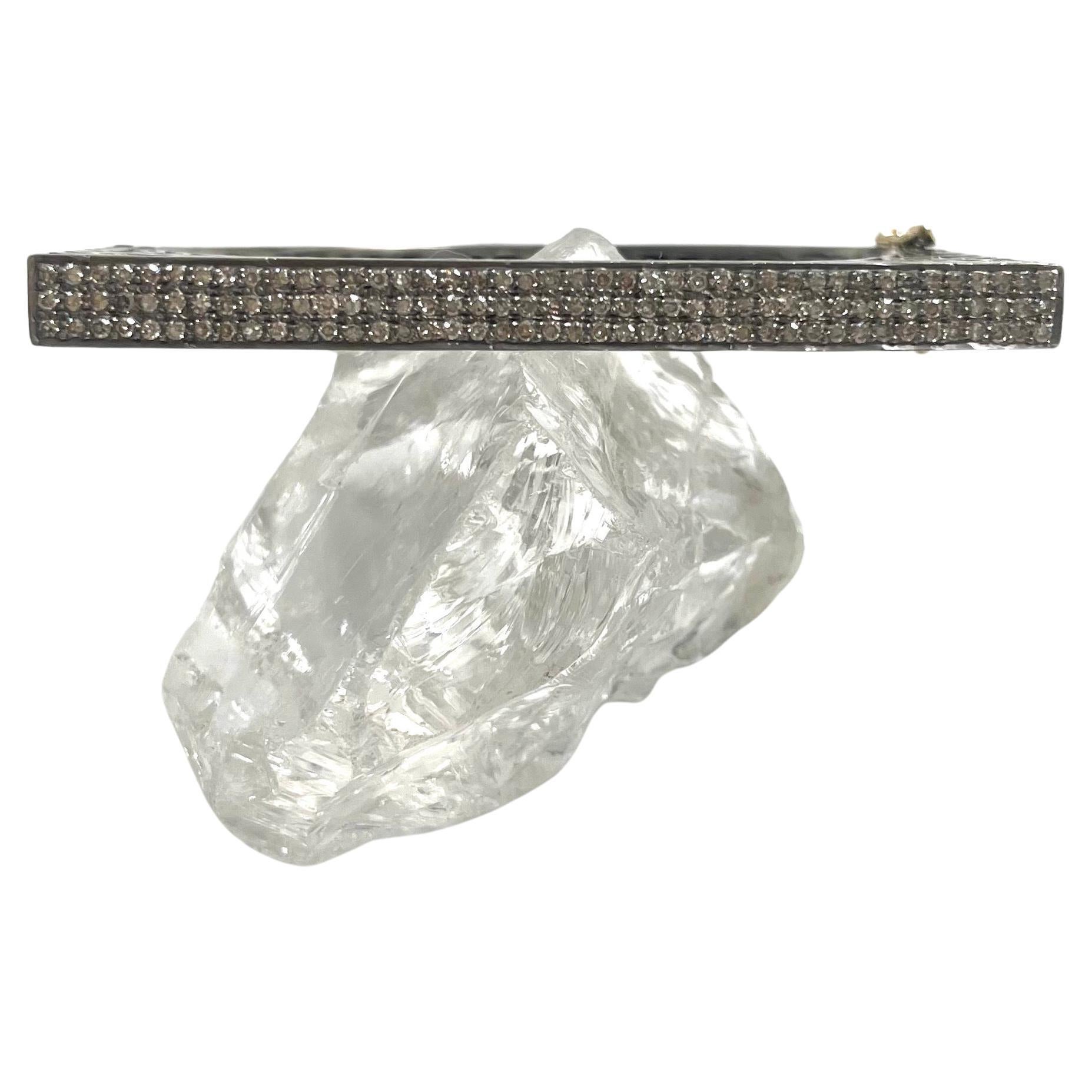 12.3 Pave Diamond Latticework Paradizia Bangle Bracelet en venta 1