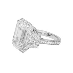 12.32 Carat Emerald Diamond Ring 18K Gold High Jewellery Supremacy