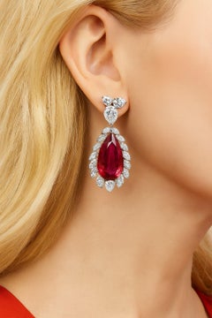 12.32 Carat GRS certified UNHEATED rubies of Mozambique origin