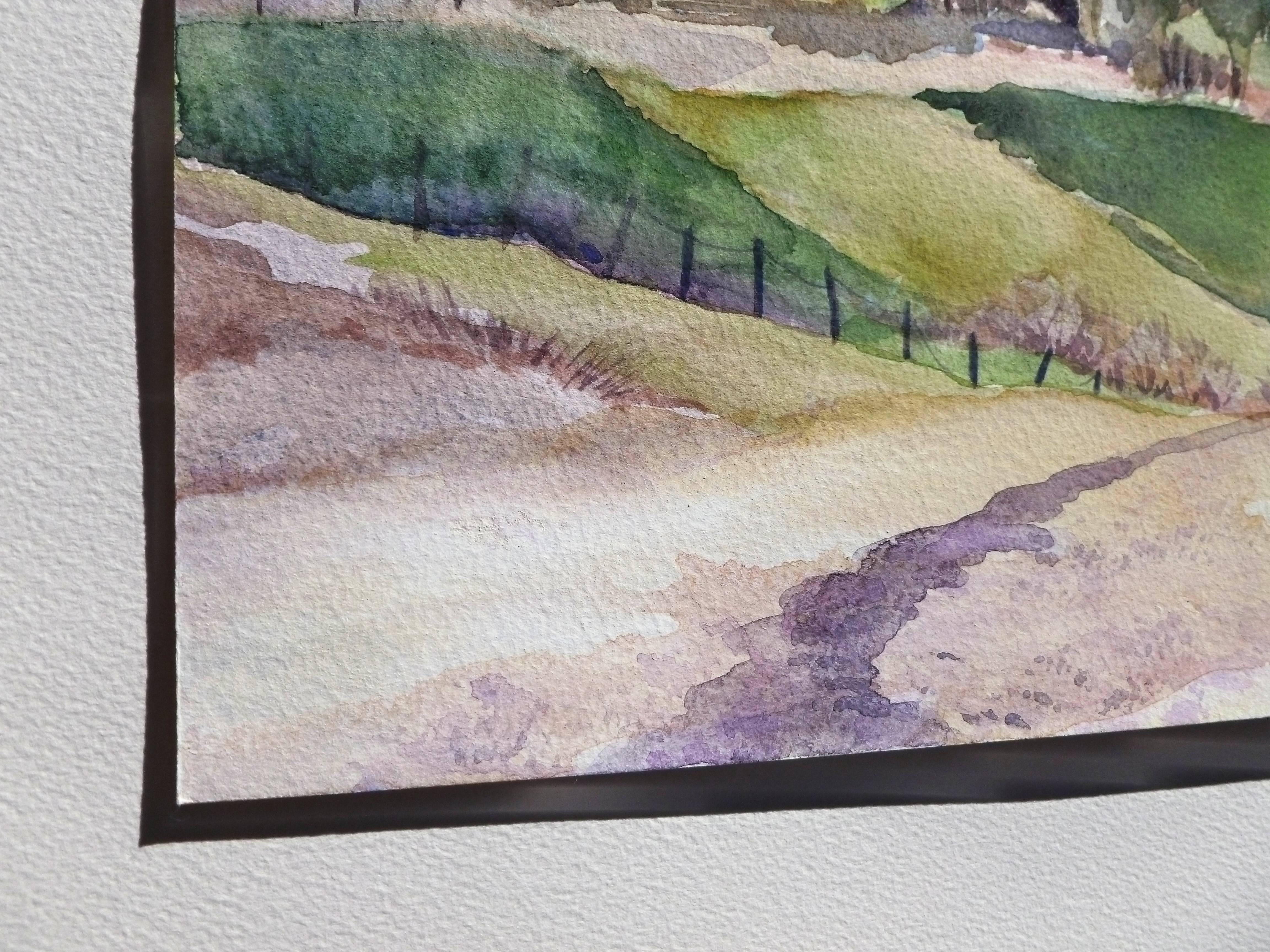 Sonoma Farm, Original Painting - Art by Catherine McCargar