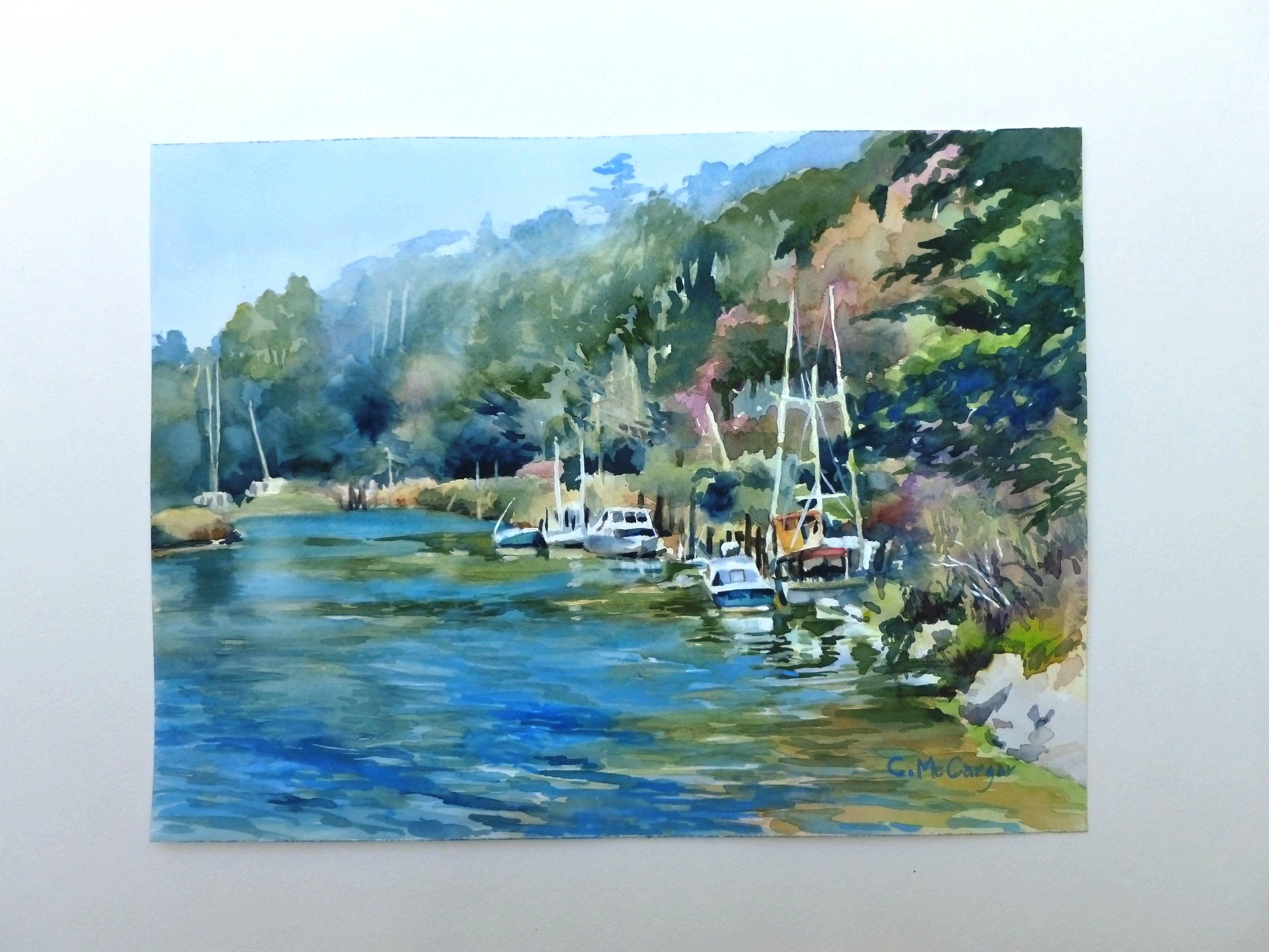 Afternoon on the Noyo - Impressionist Art by Catherine McCargar