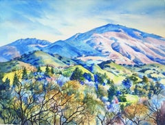 Western Slopes of Mount Diablo Catherine McCargar Watercolor painting on paper