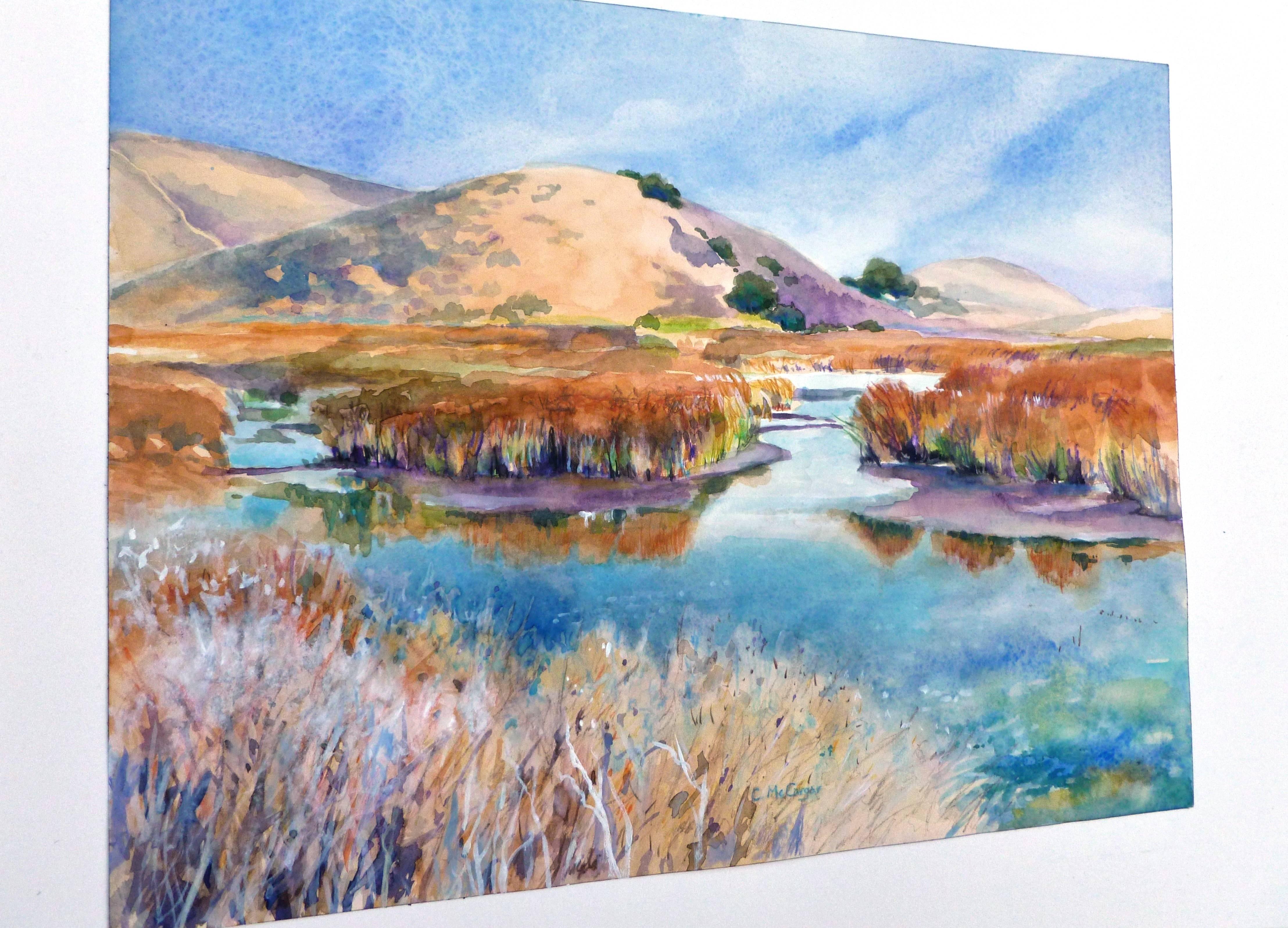 Coyote Hills Wetlands - Art by Catherine McCargar