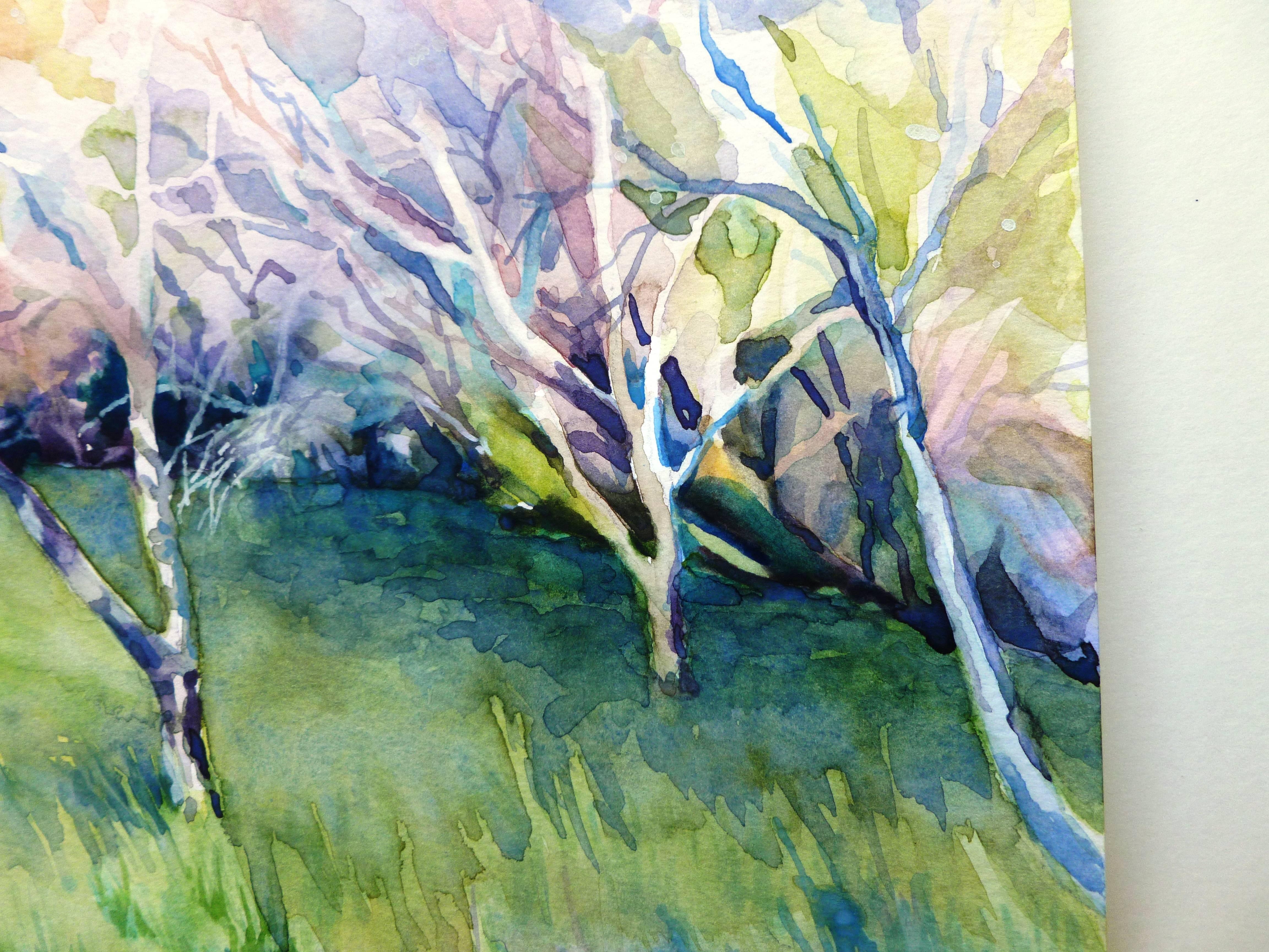 Grüner Frühling im Valley – Art von Catherine McCargar