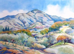 Mt. Diablo Westerly Slopes Catherine McCargar Watercolor painting on paper