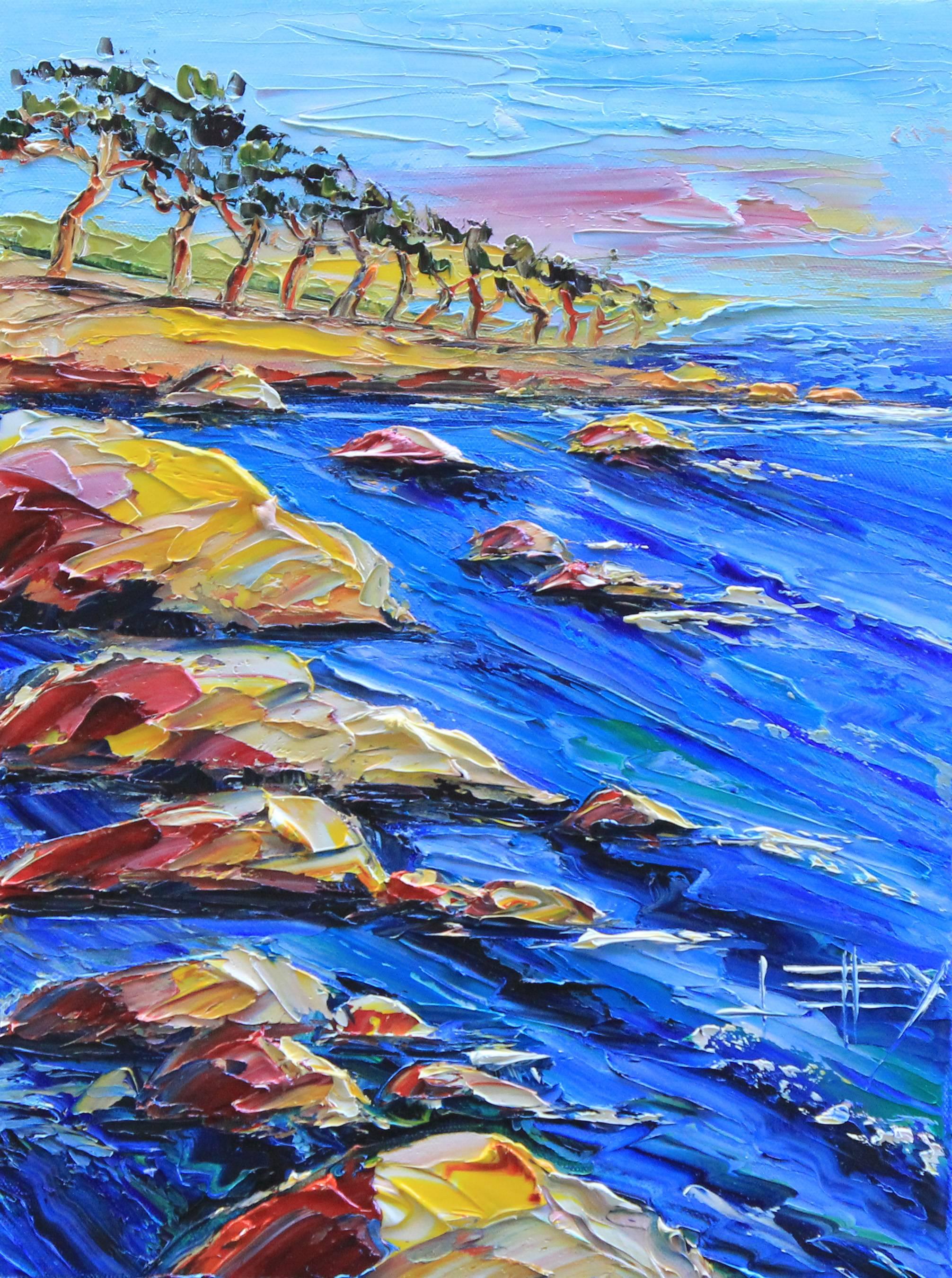 Monterey Dusk - Art by Lisa Elley