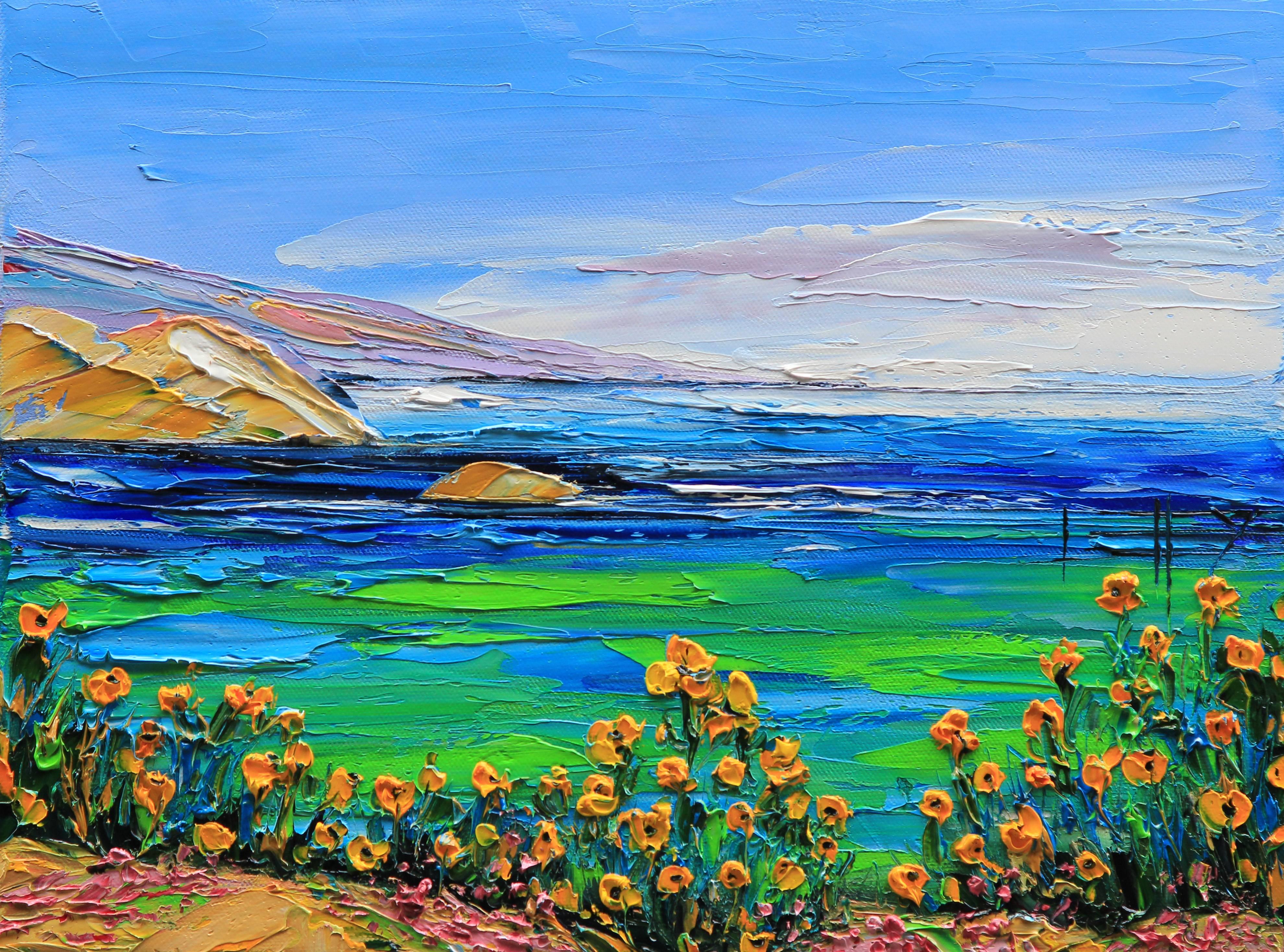 Lisa Elley Landscape Painting - Monterey of Mine