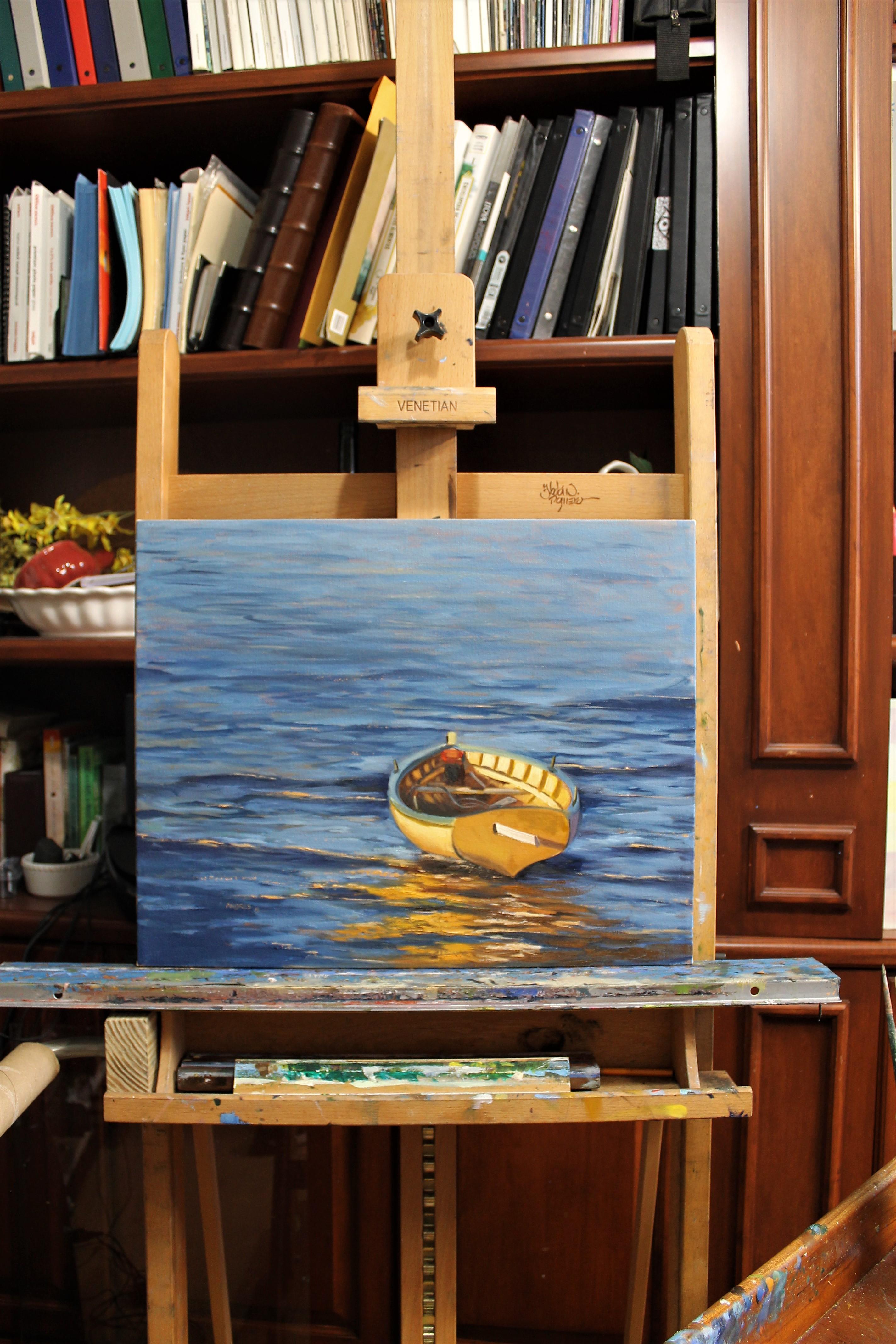 Into the Blue - Realist Art by Andres Lopez