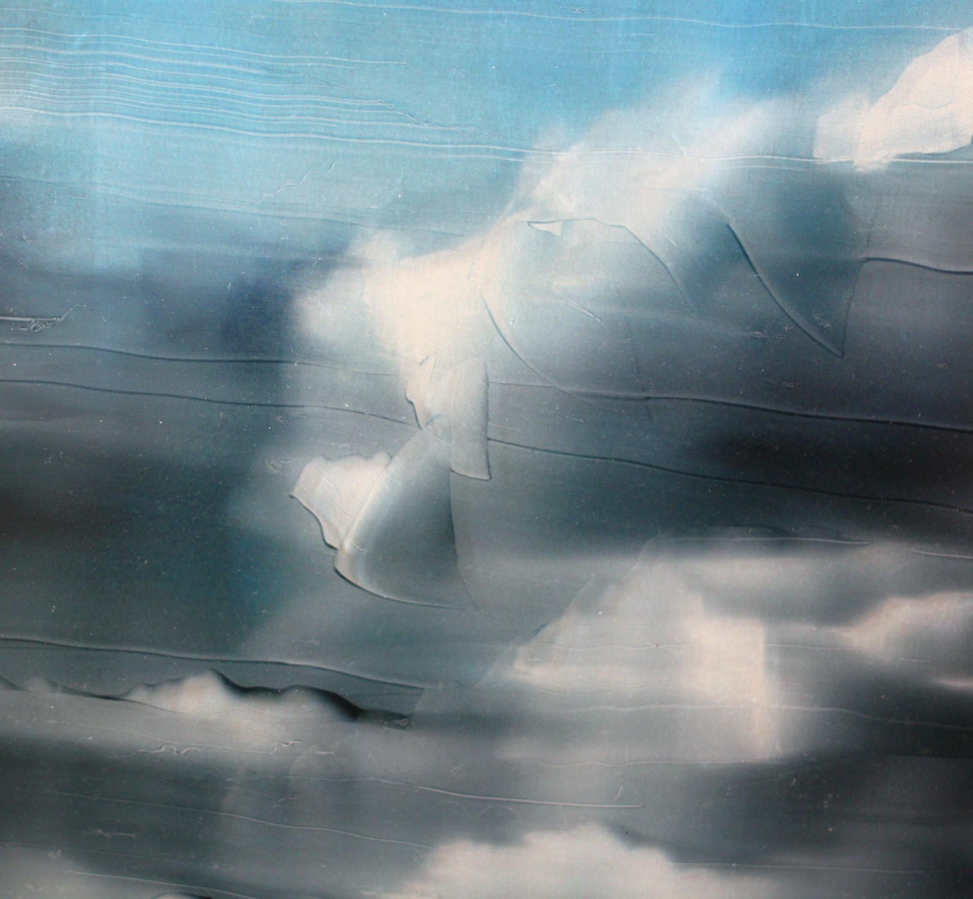 Cold Sun Brian Sostrom, Acrylic painting on acrylic paint on plexiglass  3