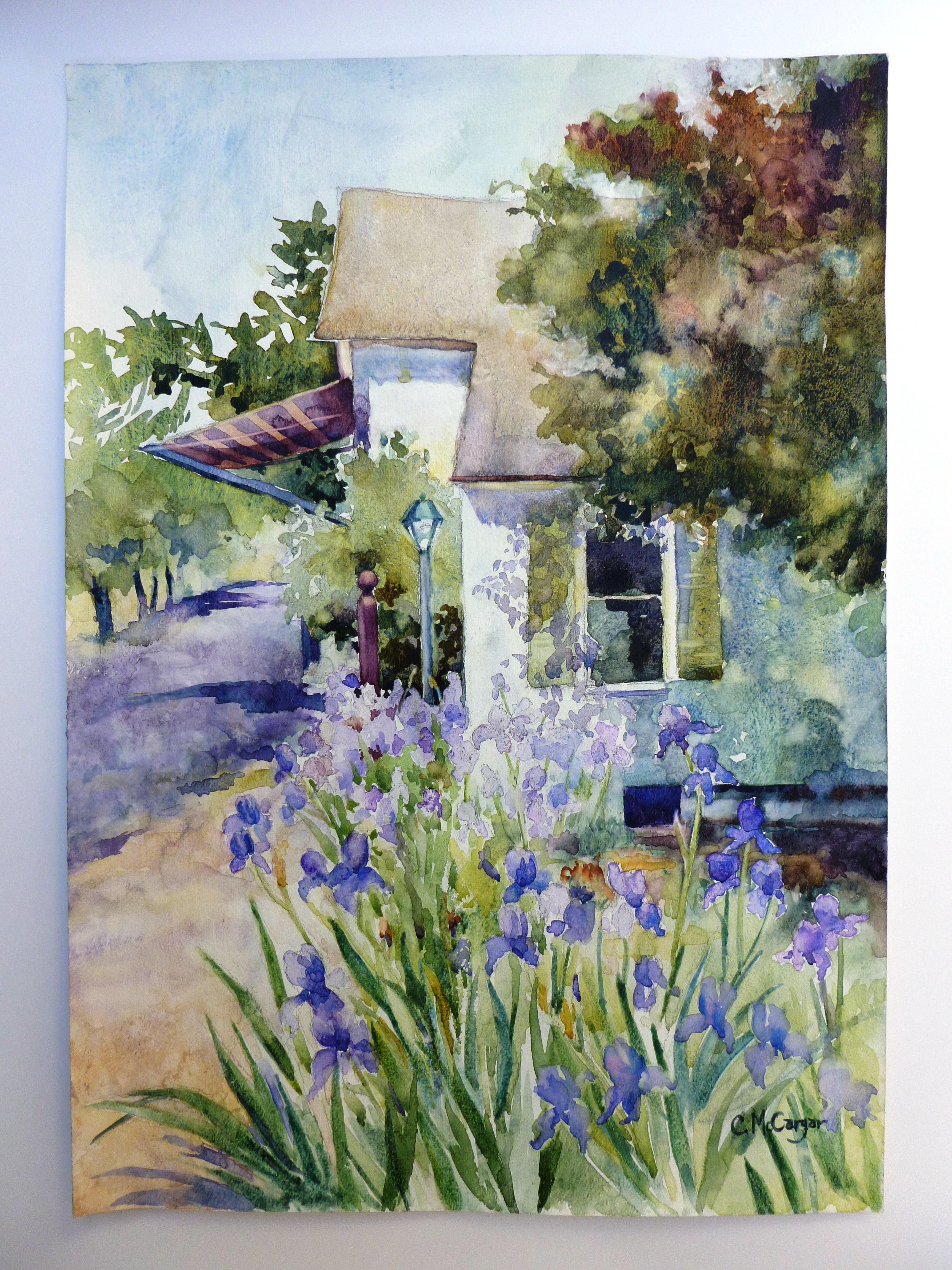 French Laundry - Impressionist Art by Catherine McCargar