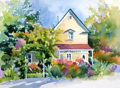 Town House Catherine McCargar, Watercolor painting on paper